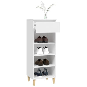 Weißer Schuhschrank 40x36x105 cm