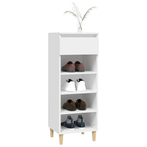 Weißer Schuhschrank 40x36x105 cm