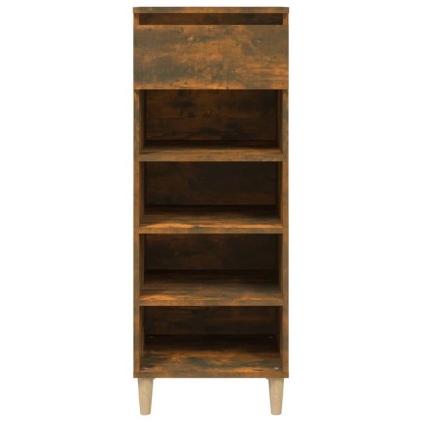 Schuhschrank Räuchereiche 40x36x105 cm