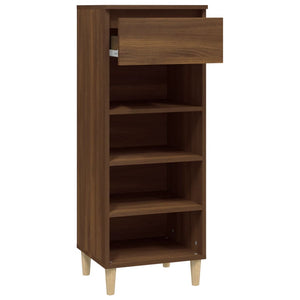 Schuhschrank Braun Eichen-Optik 40x36x105 cm