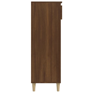 Schuhschrank Braun Eichen-Optik 40x36x105 cm