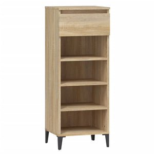 Schuhregal Sonoma-Eiche 40x36x105 cm