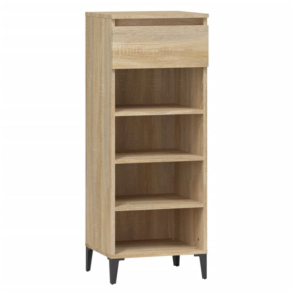 Schuhregal Sonoma-Eiche 40x36x105 cm