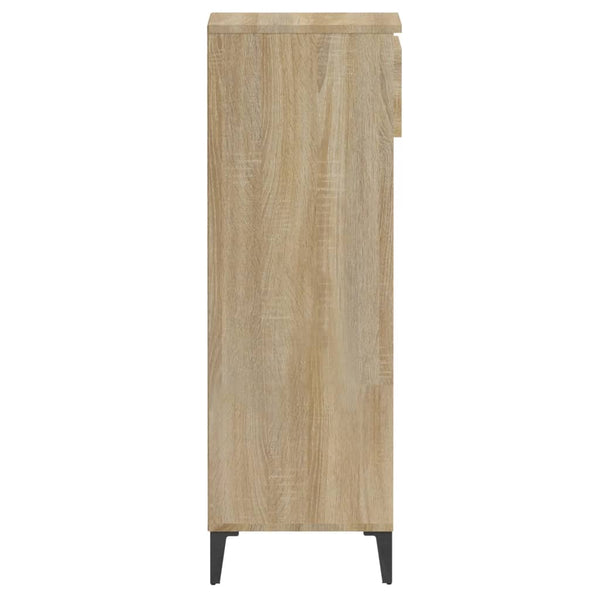 Schuhregal Sonoma-Eiche 40x36x105 cm
