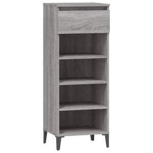 Schuhregal Grau Sonoma 40x36x105 cm