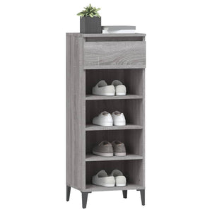 Schuhregal Grau Sonoma 40x36x105 cm