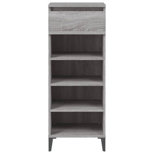 Schuhregal Grau Sonoma 40x36x105 cm