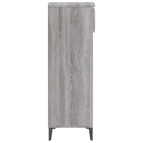 Schuhregal Grau Sonoma 40x36x105 cm