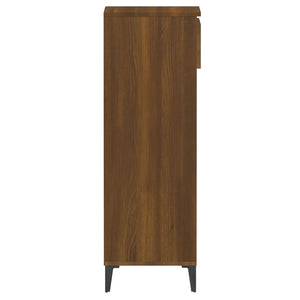 Schuhregal Braun Eichenoptik 40x36x105 cm