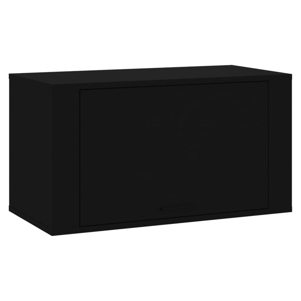 Wand-Schuhschrank Schwarz 70x35x38 cm