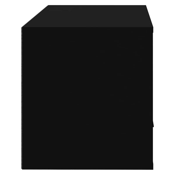 Wand-Schuhschrank Schwarz 70x35x38 cm