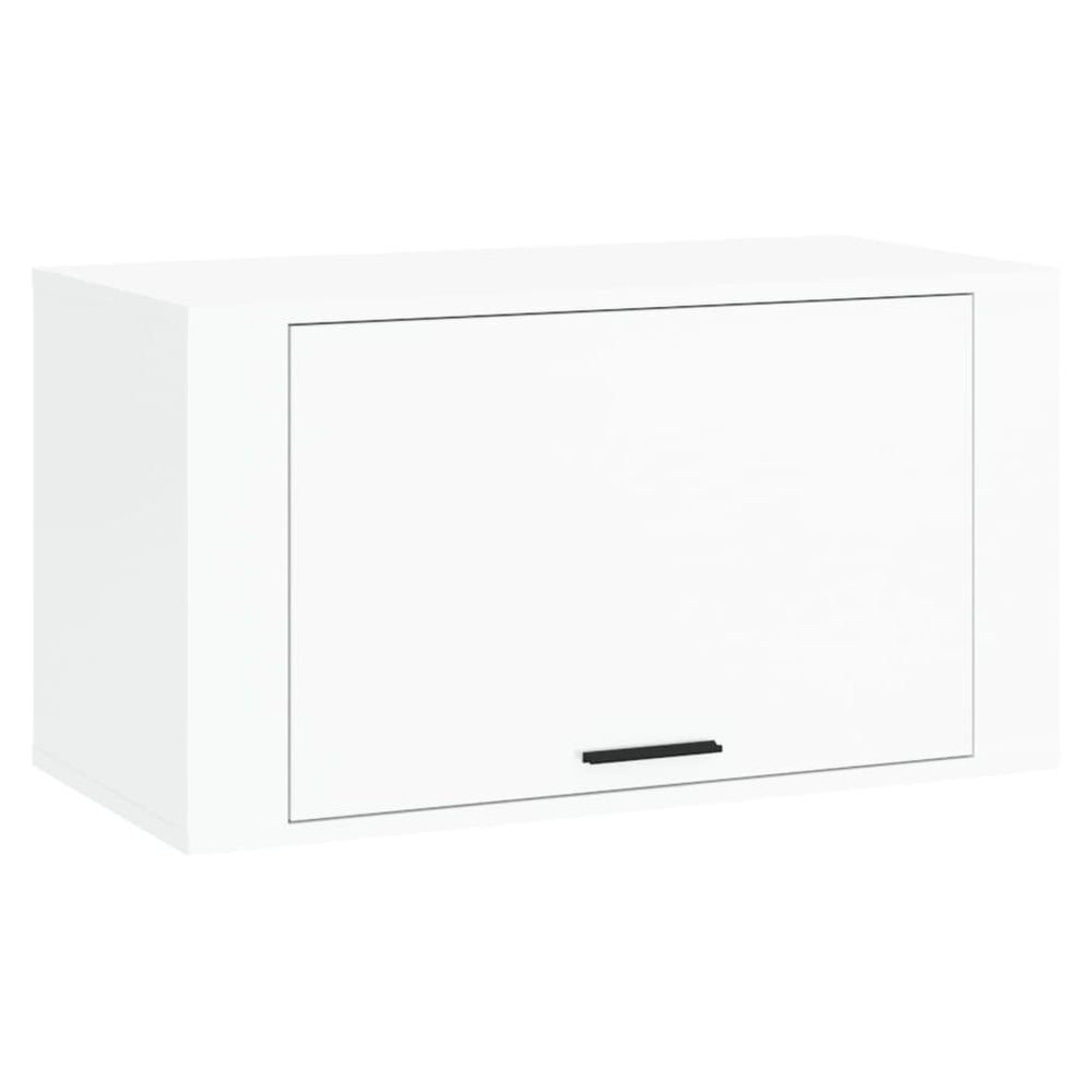 Wand Schuhschrank Weiß Hochglanz 70x35x38cm