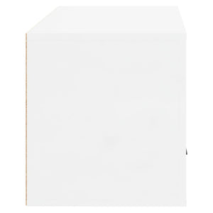Wand Schuhschrank Weiß Hochglanz 70x35x38cm