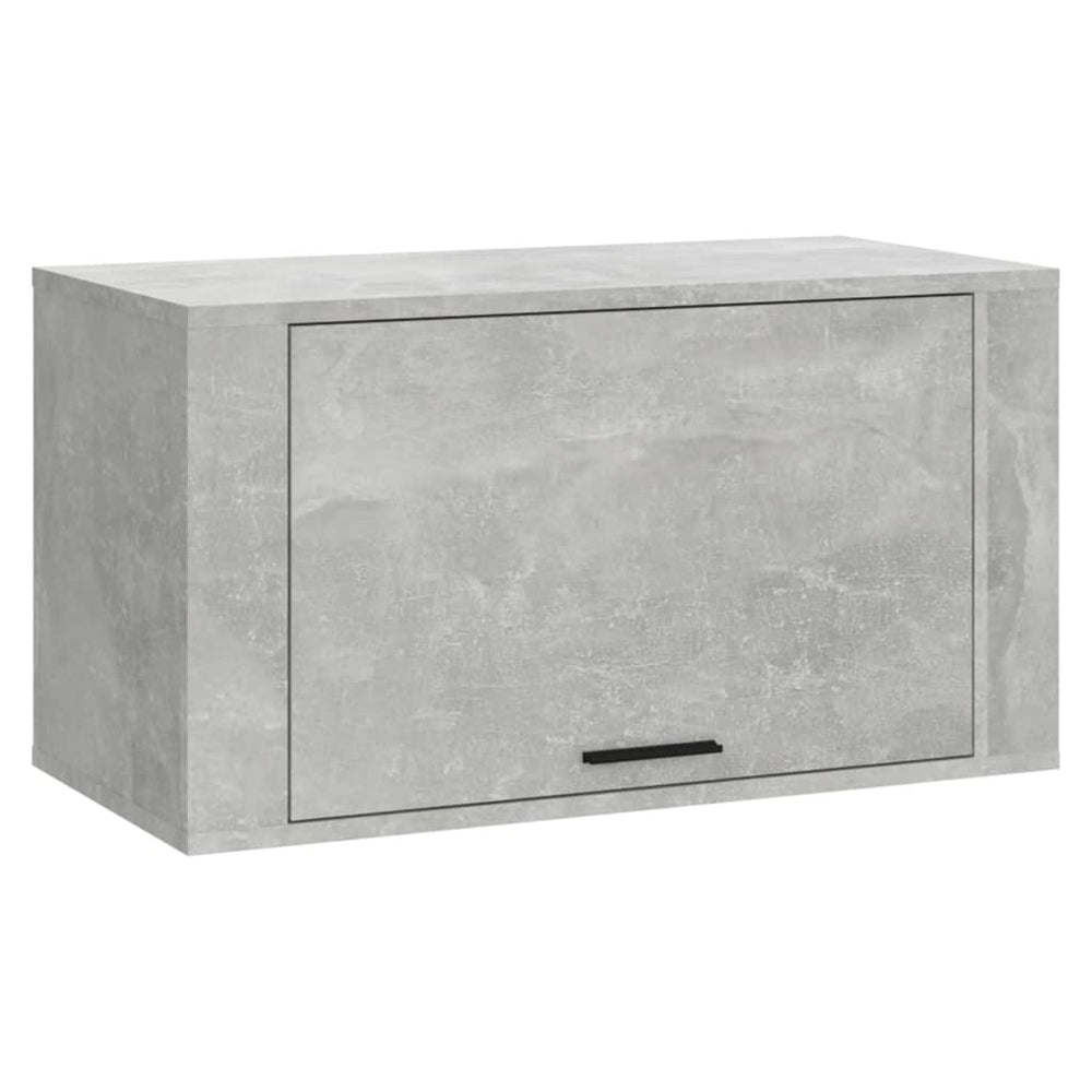 Wand-Schuhschrank Betongrau 70x35x38 cm
