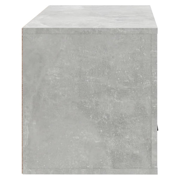 Wand-Schuhschrank Betongrau 70x35x38 cm
