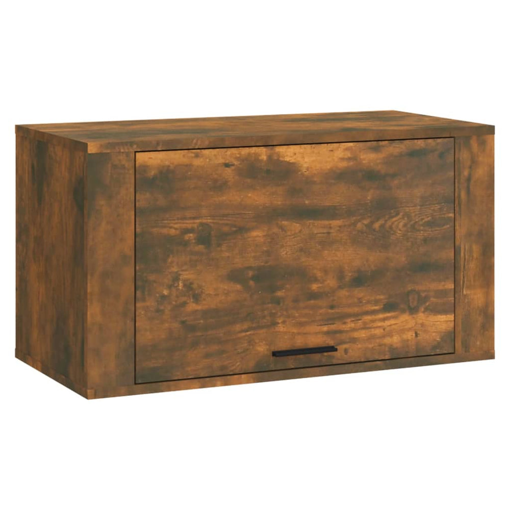 Wand-Schuhschrank Räuchereiche Massivholz