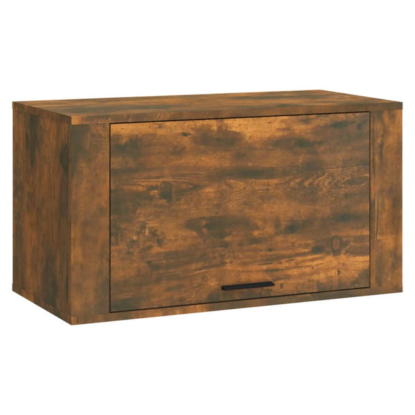 Wand-Schuhschrank Räuchereiche Massivholz