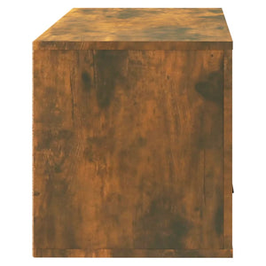 Wand-Schuhschrank Räuchereiche Massivholz
