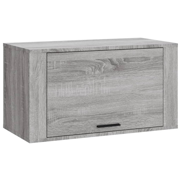 Wand-Schuhschrank Grau Sonoma 70x35x38 cm