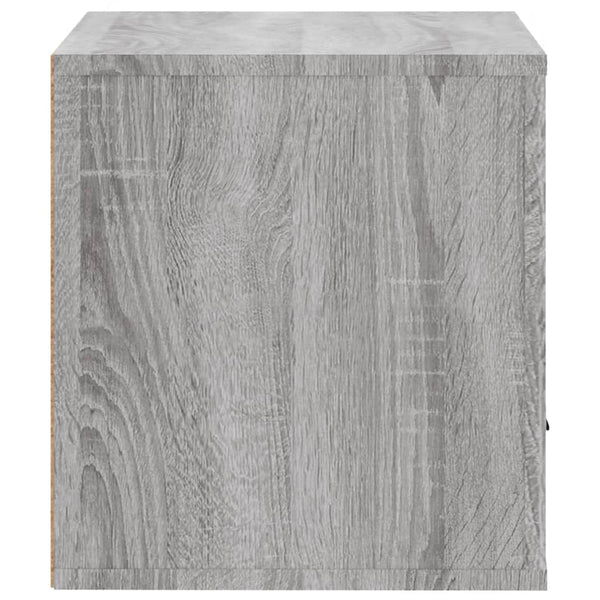 Wand-Schuhschrank Grau Sonoma 70x35x38 cm