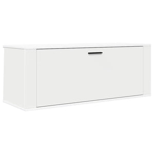 Wand Schuhschrank Weiß 100x35x38 cm