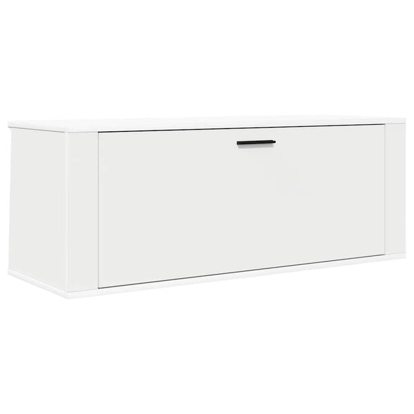 Wand Schuhschrank Weiß 100x35x38 cm