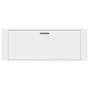 Wand Schuhschrank Weiß 100x35x38 cm