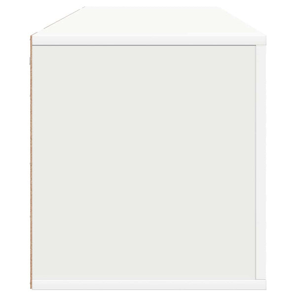 Wand Schuhschrank Weiß 100x35x38 cm