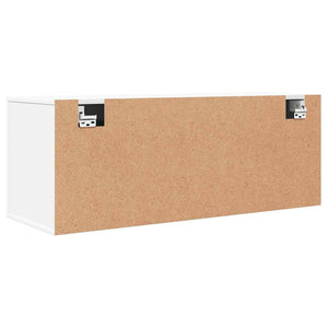 Wand Schuhschrank Weiß 100x35x38 cm