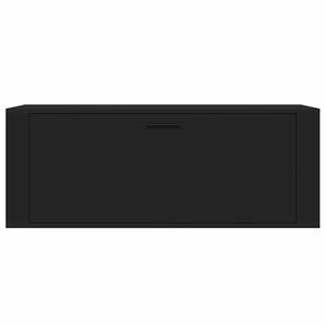 Wand-Schuhschrank Schwarz 100 cm