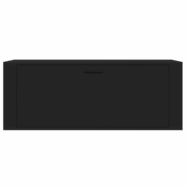 Wand-Schuhschrank Schwarz 100 cm