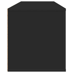 Wand-Schuhschrank Schwarz 100 cm