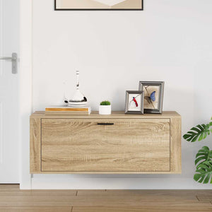 Wand-Schuhschrank Sonoma Eiche 100 cm