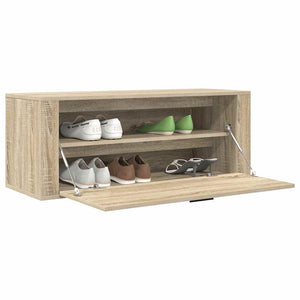 Wand-Schuhschrank Sonoma Eiche 100 cm