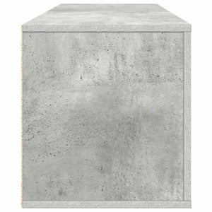 Wand-Schuhschrank Betongrau 100 cm