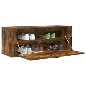 Wand-Schuhschrank Räuchereiche 100 cm