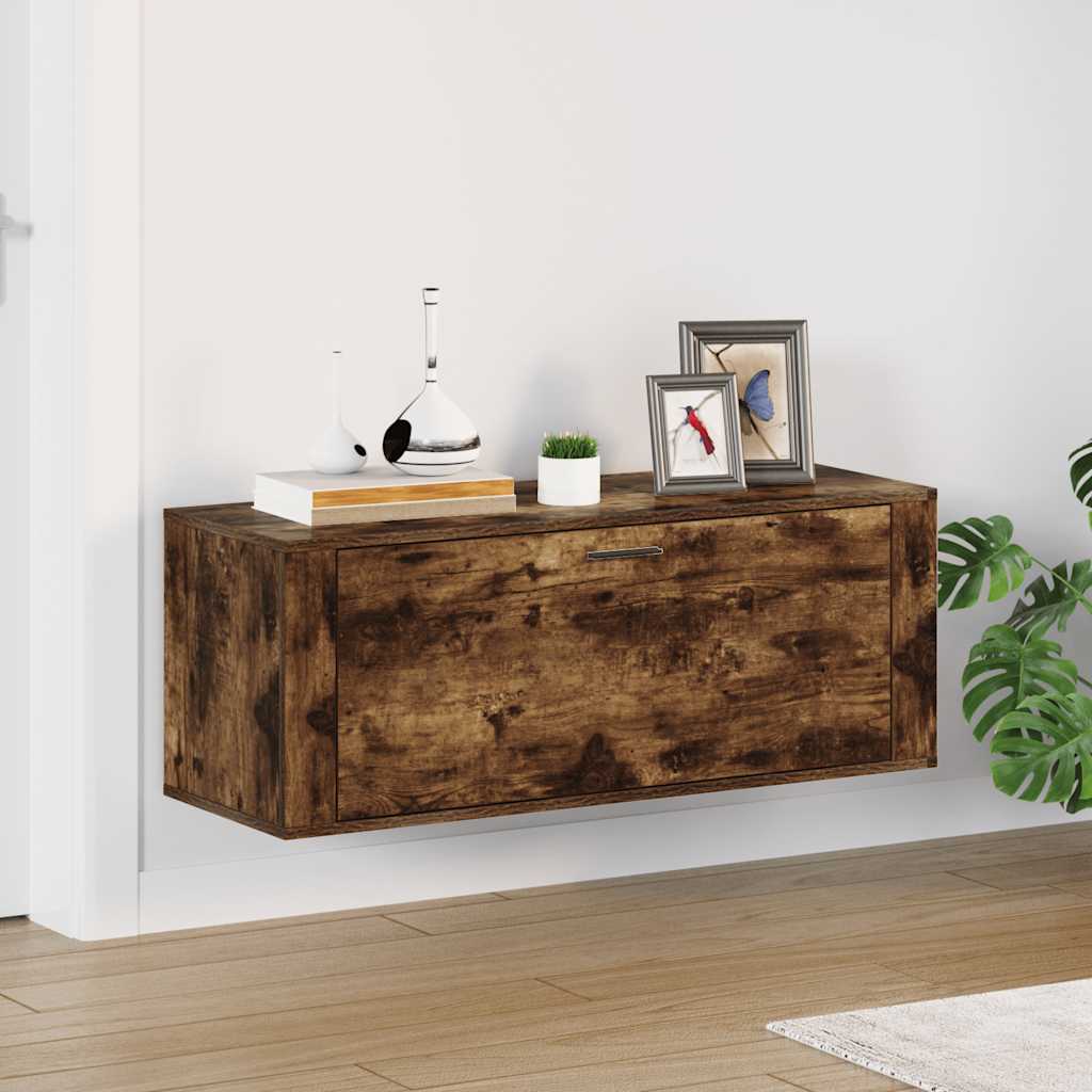 Wand-Schuhschrank Räuchereiche 100 cm