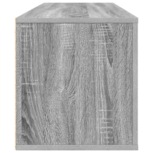 Wand-Schuhschrank Grau Sonoma 100 cm