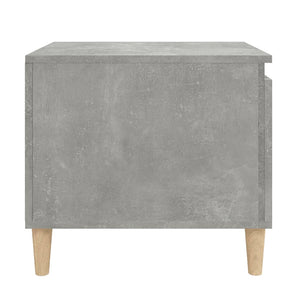 Betongrauer Couchtisch 100x50 cm