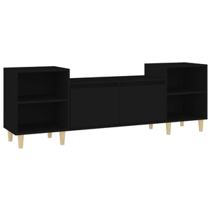 Schwarzer TV-Schrank 160 cm