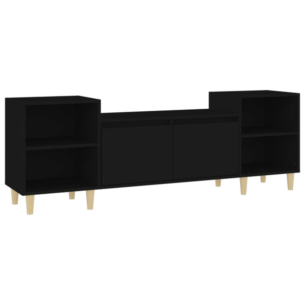 Schwarzer TV-Schrank 160 cm