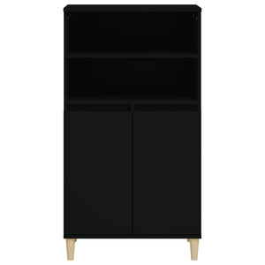Schwarzes Highboard 60x36x110 cm