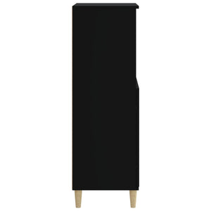 Schwarzes Highboard 60x36x110 cm