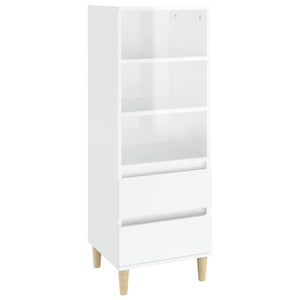Hochglanz Highboard Weiß 40x36x110 cm