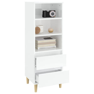 Hochglanz Highboard Weiß 40x36x110 cm