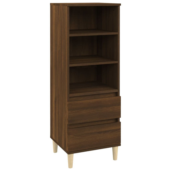 Highboard Braun Eichenoptik 40x36x110 cm