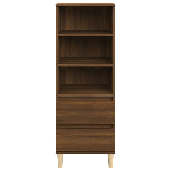 Highboard Braun Eichenoptik 40x36x110 cm