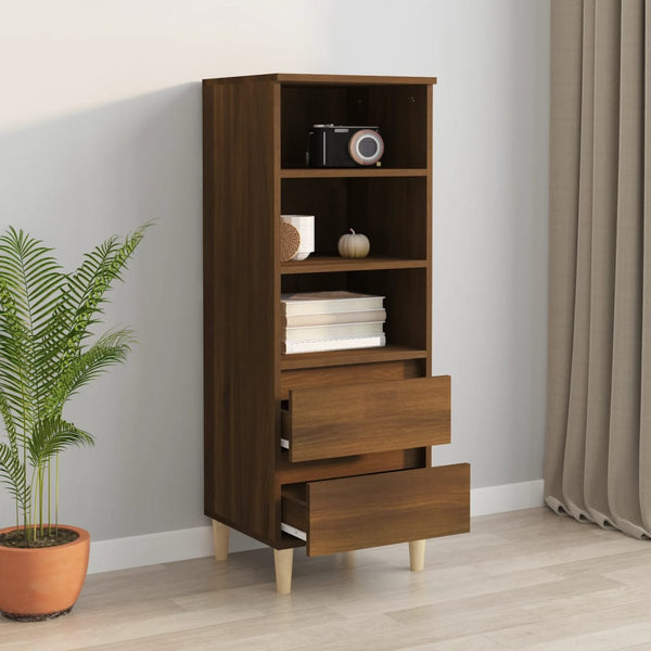 Highboard Braun Eichenoptik 40x36x110 cm
