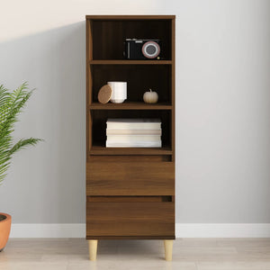 Highboard Braun Eichenoptik 40x36x110 cm
