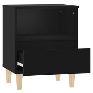 Schwarze Nachttische 2er Set 40x35x50 cm